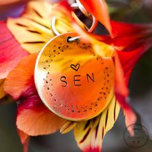 Load image into Gallery viewer, Gold Coin Personalised ID Tag