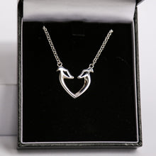 Load image into Gallery viewer, Sterling Silver Sighthound Heart Pendant