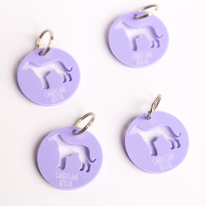 Greyhound Token Keyring for Candy Cane Rescue