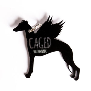 Greyhound Keyring for CAGED Nationwide