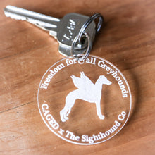 Load image into Gallery viewer, Greyhound Token Keyring for CAGED Nationwide