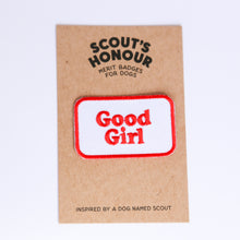 Load image into Gallery viewer, &#39;Good Boy/Girl&#39; Embroidered Badge