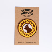 Load image into Gallery viewer, &#39;Neighbourhood Watch&#39; Embroidered Badge