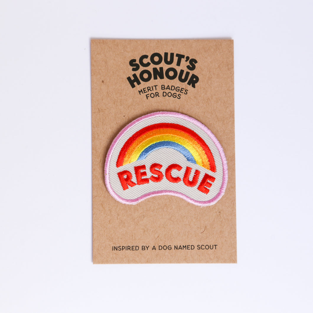 'Rescue' Embroidered Badge