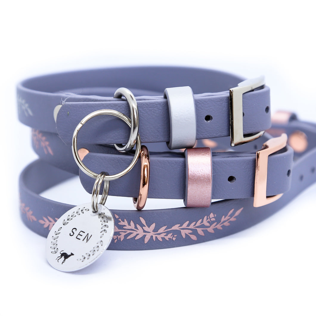 Bramble ID Collar in Grey