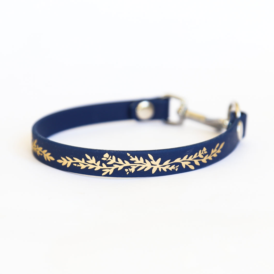 Navy & Gold House Collar