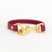 Load image into Gallery viewer, Wine &amp; Gold House Collar
