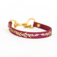 Load image into Gallery viewer, Wine &amp; Gold House Collar
