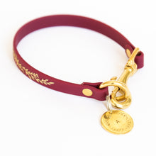 Load image into Gallery viewer, Wine &amp; Gold House Collar