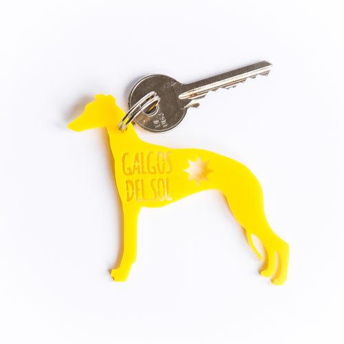 Galgo Keyring for Galgos Del Sol
