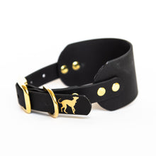 Load image into Gallery viewer, Essential Black &amp; Gold Hound Collar
