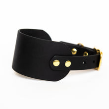 Load image into Gallery viewer, Essential Black &amp; Gold Hound Collar